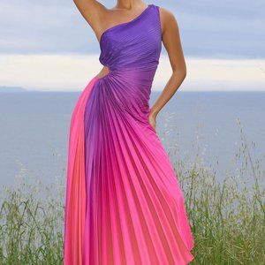 Tahiti Ombre Maxi Dress- Fashion Nova NWT